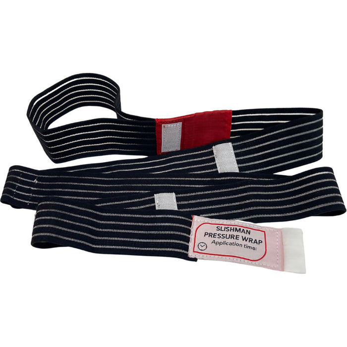 Slishman Pressure Wrap, black, unfolded
