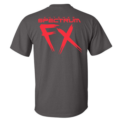 S / Charcoal / Red