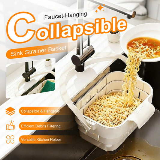 ü•¶40% OFF!üçÖCollapsible Faucet-Hanging Sink Strainer Basket