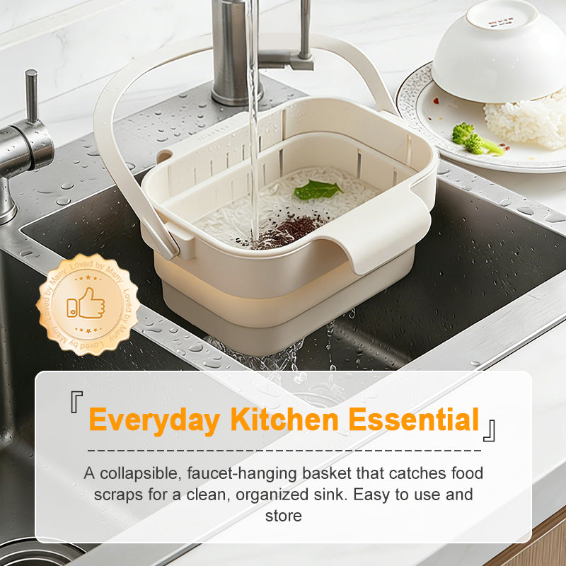 ü•¶40% OFF!üçÖCollapsible Faucet-Hanging Sink Strainer Basket