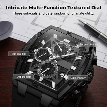 üî•Modern Barrel-Shaped Case Watch for Men