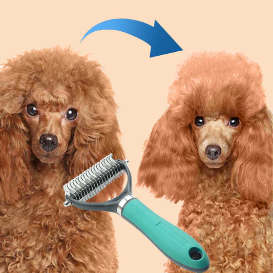 ‚è∞LAST DAY SALE: üî•Dual-Sided Pet Grooming Comb for Dogs & Cats