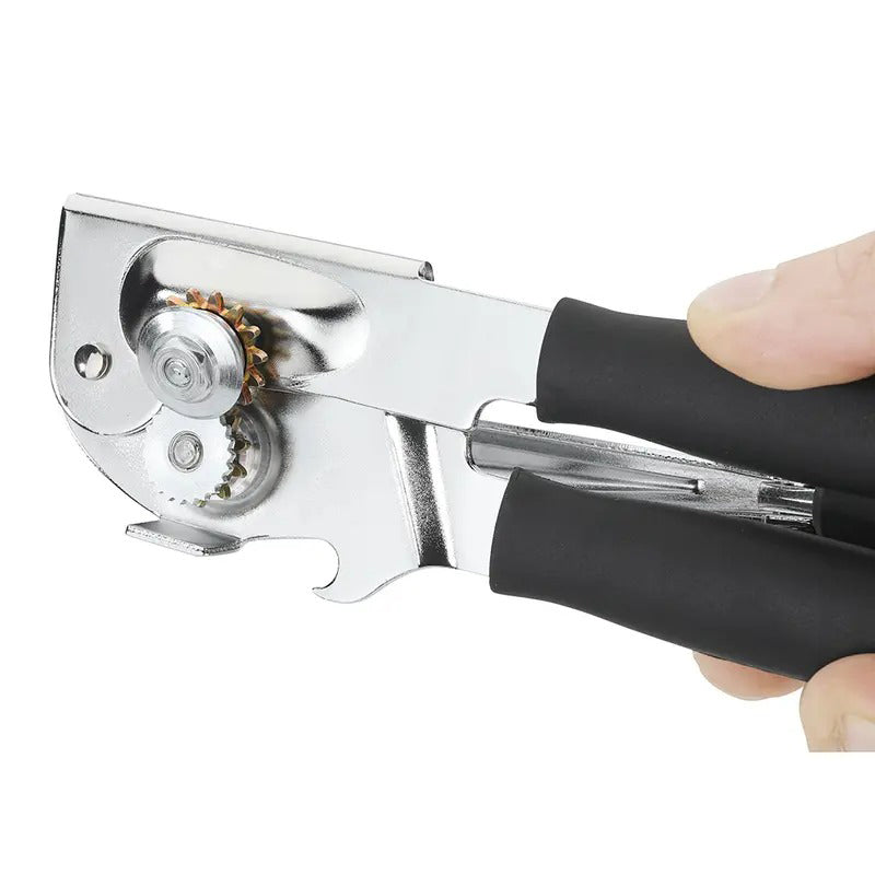 Ergonomic Manual Can Opener with 360¬∞ Rotating Handle