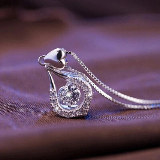 üíñTwinkling Heart Waterdrop Stone Necklace