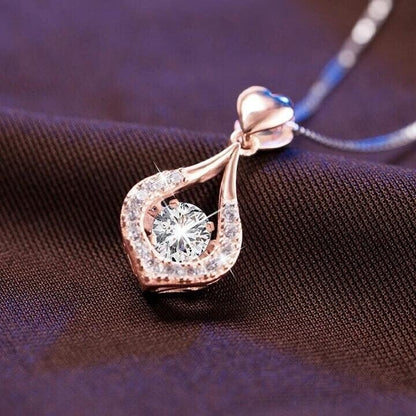 üíñTwinkling Heart Waterdrop Stone Necklace