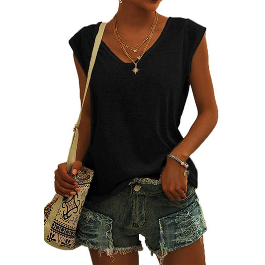 üëö Women's Casual V-Neck Loose Fit Tank Top