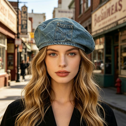 ‚ú®Women's Vintage Denim Beret