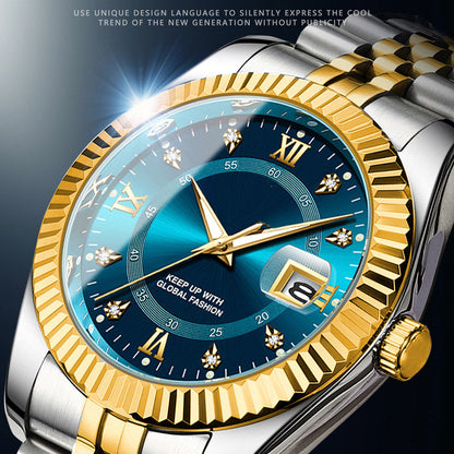 ‚ú® Men's Business Wrist Watch ‚Äì Quartz, Stainless Steel, 8 Colors ü§µ