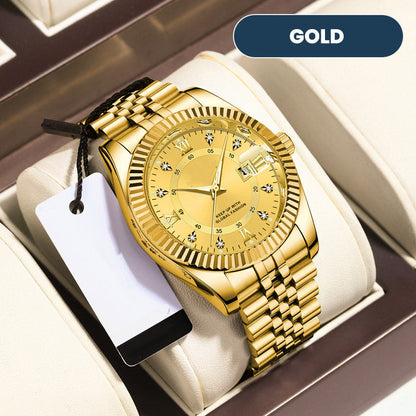‚ú® Men's Business Wrist Watch ‚Äì Quartz, Stainless Steel, 8 Colors ü§µ