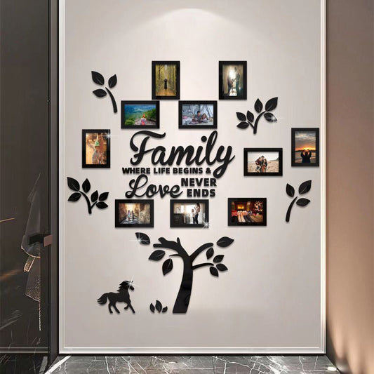 3D Family Tree Photo Frame Wall Stickerüè°üñºÔ∏è