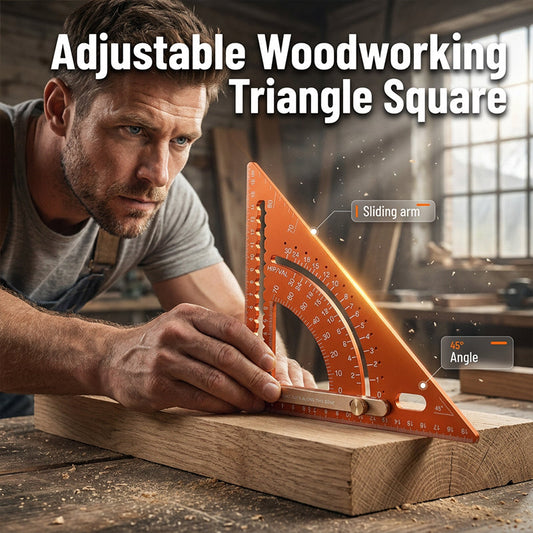 üìê LIMITED-TIME 30% OFF! ‚ú® Precision Woodworking Triangle Square ‚Äì Alloy, Adjustable, Anti-Rust üõ†Ô∏è