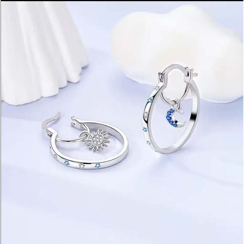 Celestial Double Layer Hoop Earrings ‚ú®