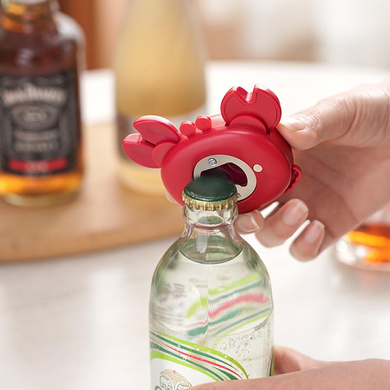 ü¶Ä  Multifunctional Magnetic Crab-Shaped Bottle Opener ‚Äì Strong magnet & rust-proof ‚Äì Catches caps, great for fridge or bar