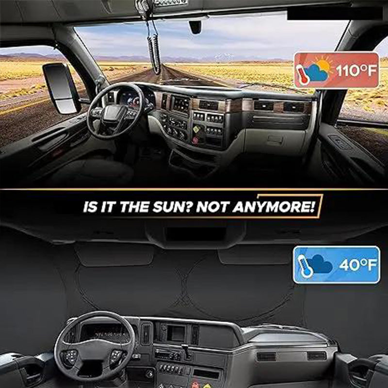 Truck Windshield Sunshade with UV Protection ‚Äì Heavy-duty & heat-reflectiveüõ°Ô∏è