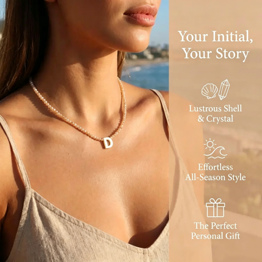 üì¢üì¢40% OFF !! ‚è∞Romantic Initial Beaded Choker Necklace