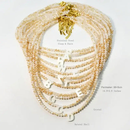 üì¢üì¢40% OFF !! ‚è∞Romantic Initial Beaded Choker Necklace