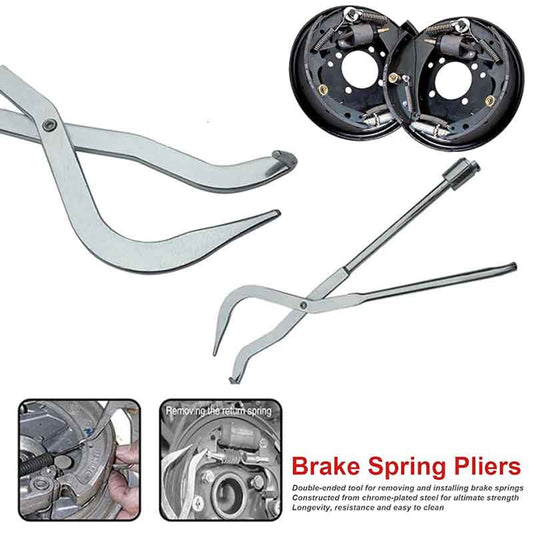 üîß Drum Brake Spring Pliers ‚Äî For Return Springs | Chrome Molybdenum | 215mm