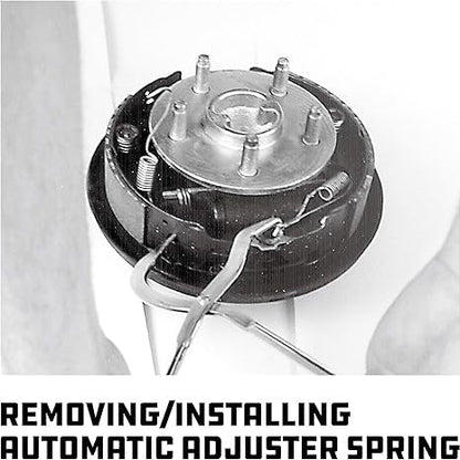 üîß Drum Brake Spring Pliers ‚Äî For Return Springs | Chrome Molybdenum | 215mm