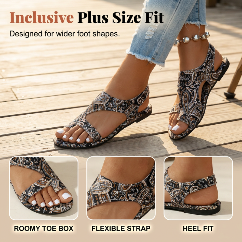 üì¢üì¢40% OFF !! ‚è∞Women's Ethnic Flat Slide Sandals