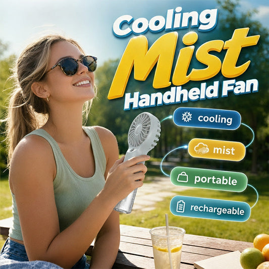 üßäPortable Handheld Mist Cooling Fan ‚ùÑÔ∏è