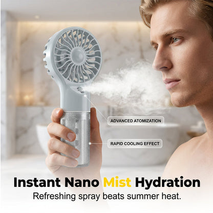 üßäPortable Handheld Mist Cooling Fan ‚ùÑÔ∏è