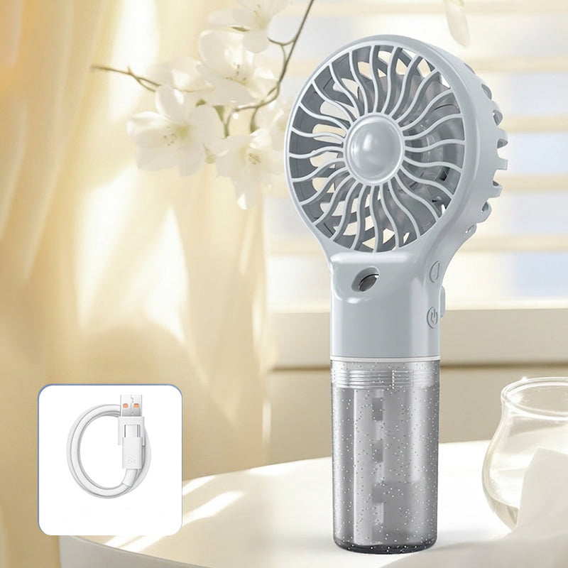 üßäPortable Handheld Mist Cooling Fan ‚ùÑÔ∏è