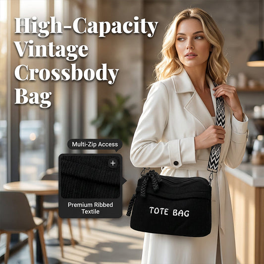 ‚ú®üî•Women's Vintage Large-Capacity Crossbody Bag