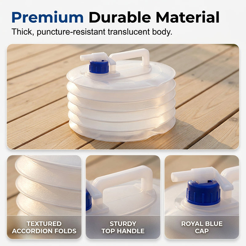 Collapsible Water Container with Spigot ü™£üö∞