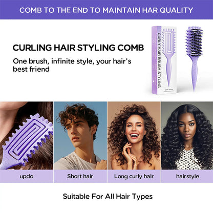 Ventilated Detangling Brush for Curly Hair üíá‚Äç‚ôÄÔ∏èüíï