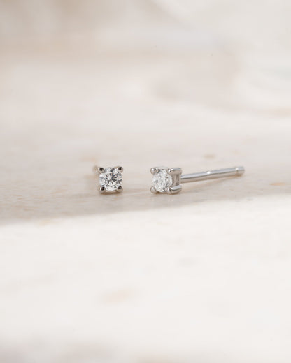 2mm Solitaire Studs (Multiple Sizes Available)