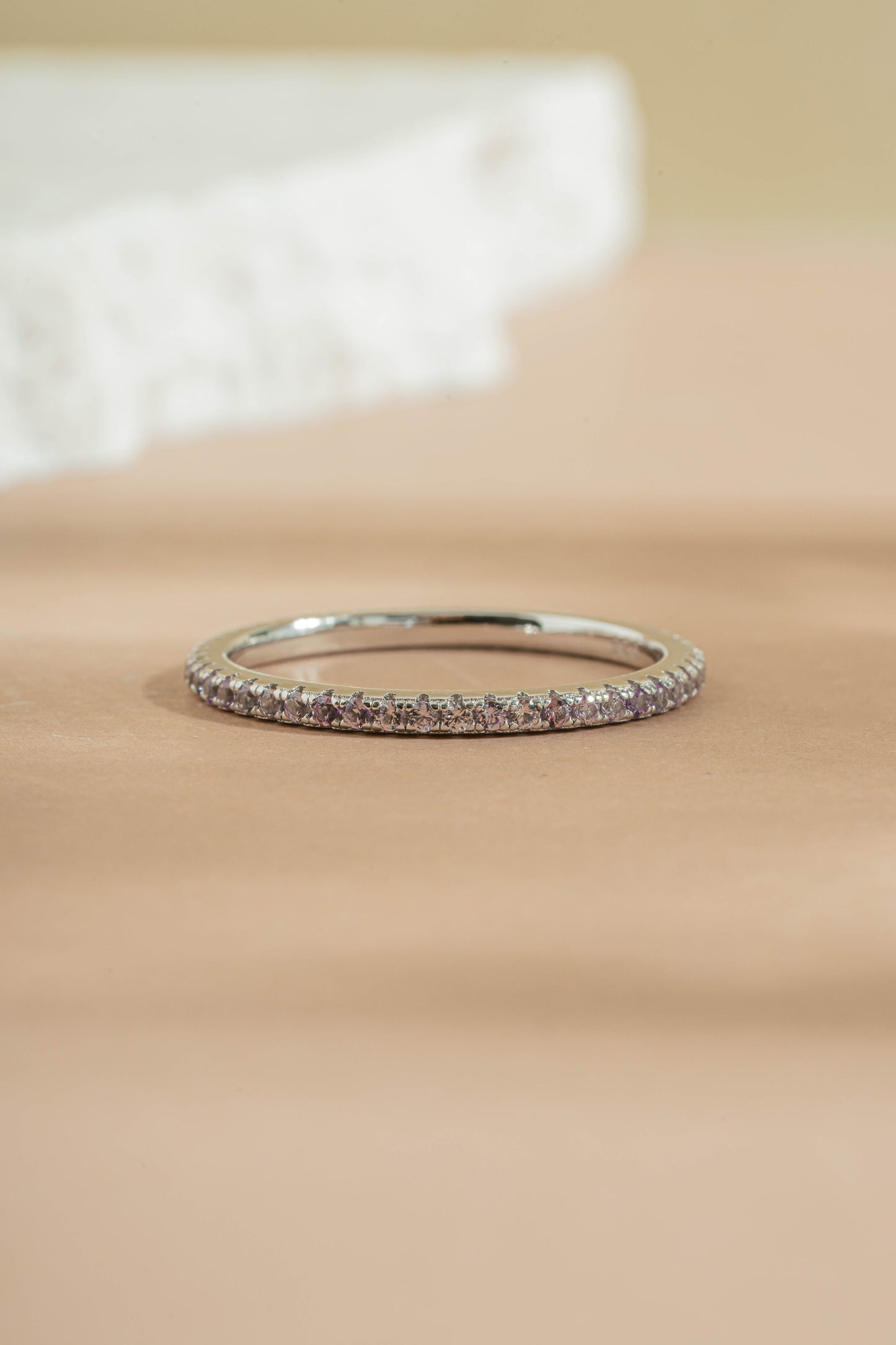 Alexandrite Birthstone Eternity Ring