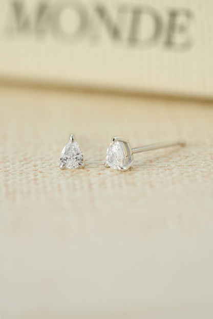 3x4mm Pear Studs