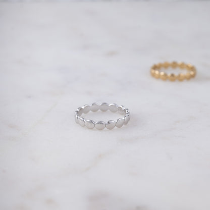 Flat Beaded Ring