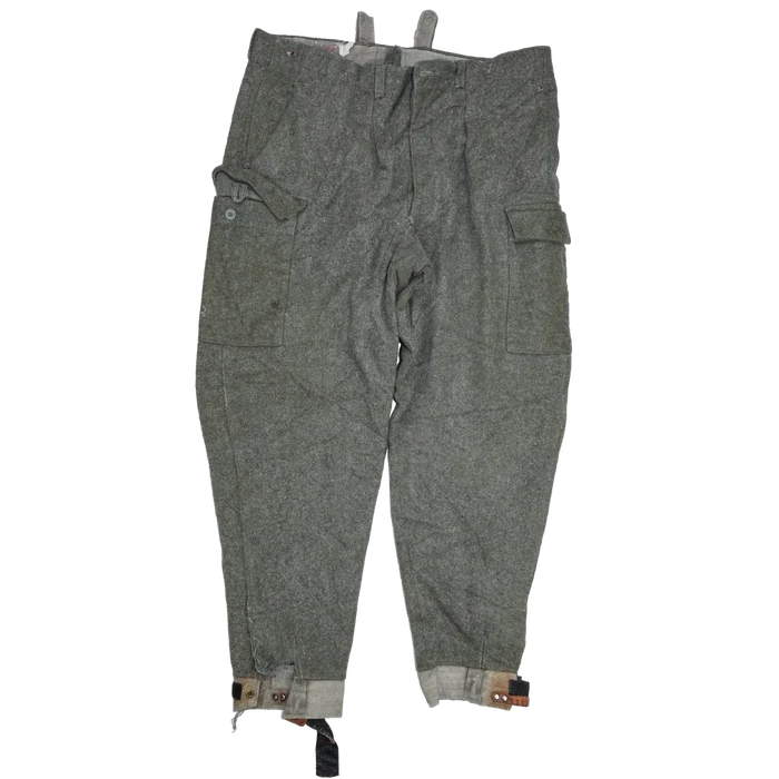 Swedish M39 Wool Field Trousers - XLarge - Swedish Army Surplus - Combat Trousers