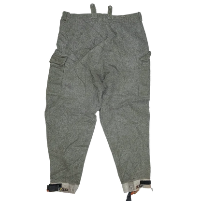 Swedish M39 Wool Field Trousers - XLarge - Swedish Army Surplus - Combat Trousers