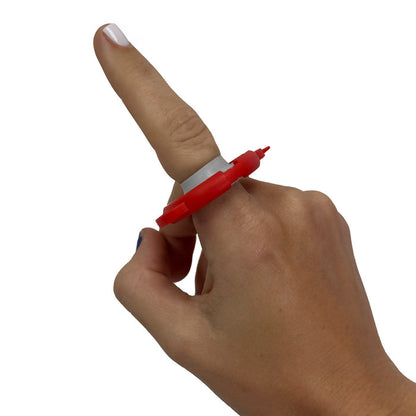 T-Ring Finger Tourniquet, on adult finger