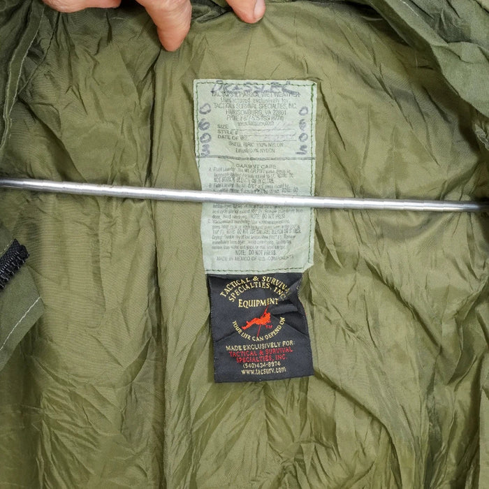 Tacs-Ops II Olive Wet Weather Parka - Small - Army & Outdoors - Parkas