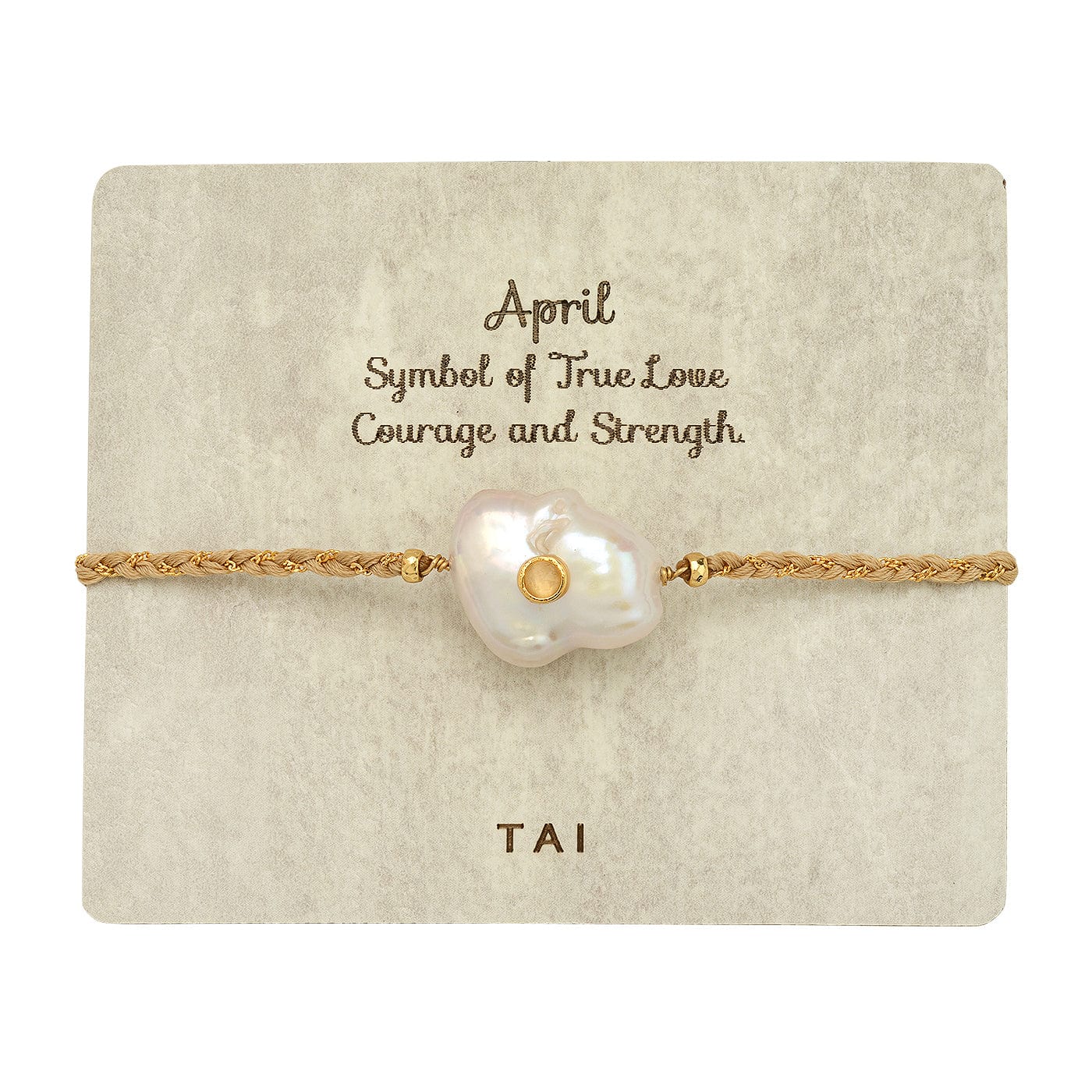 Birthstone Baroque Pearl Bracelet