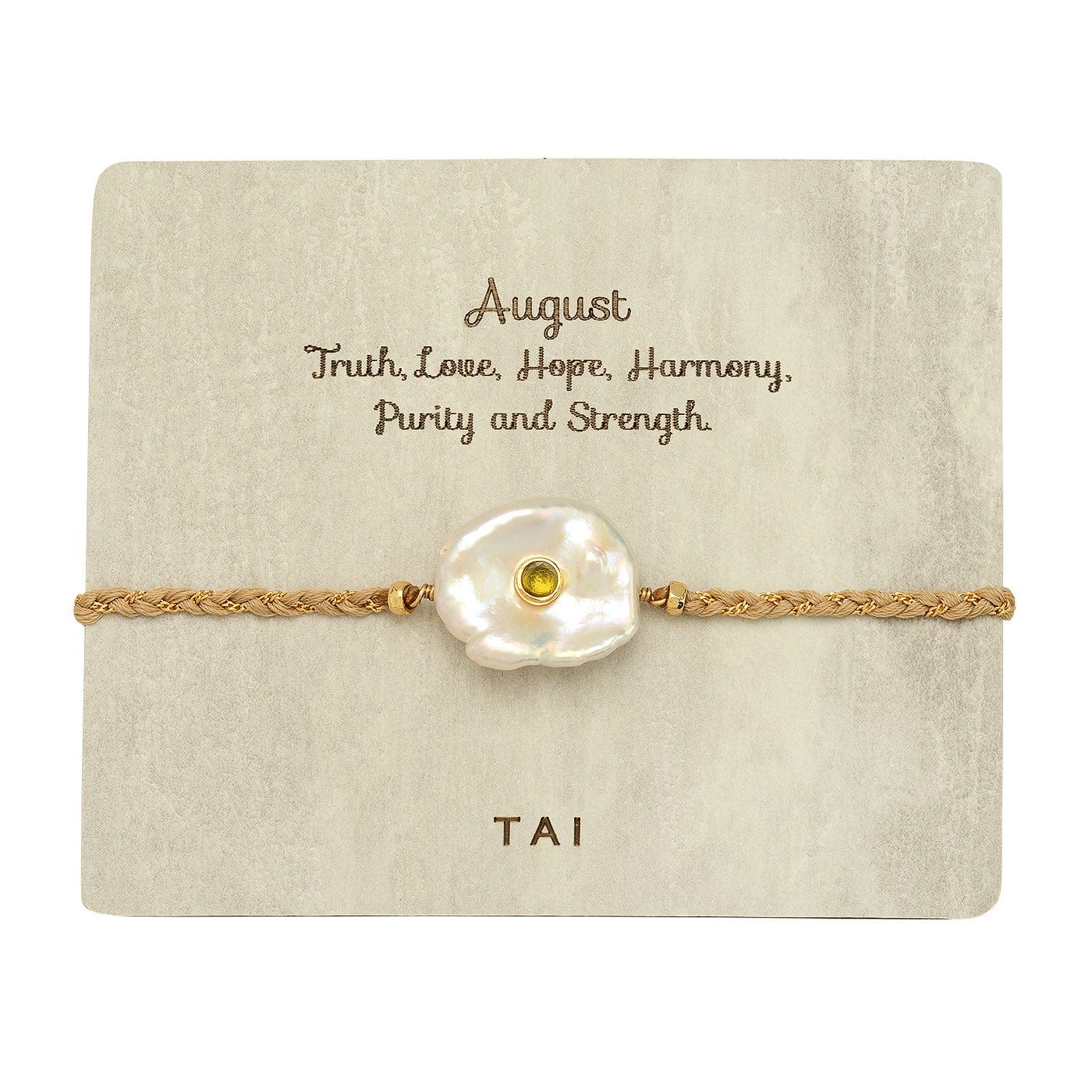 Birthstone Baroque Pearl Bracelet