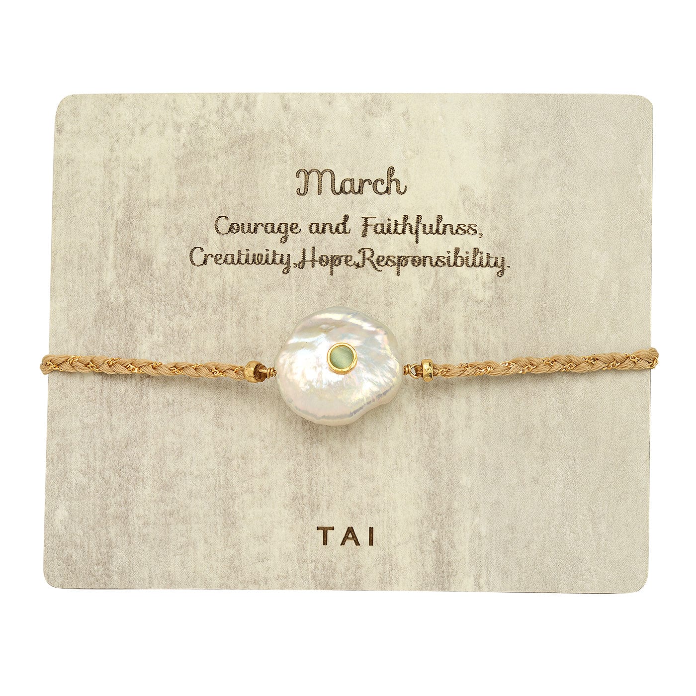 Birthstone Baroque Pearl Bracelet