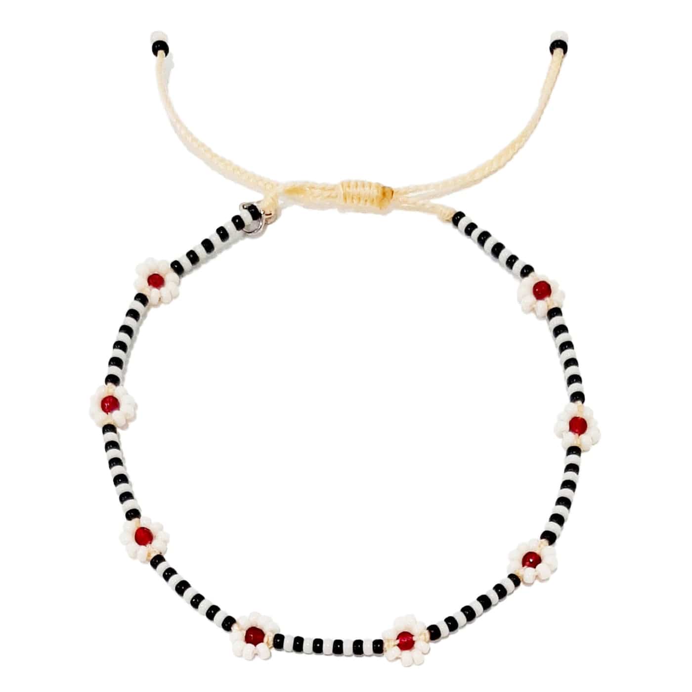 Daisy Station Beaded Bracelet