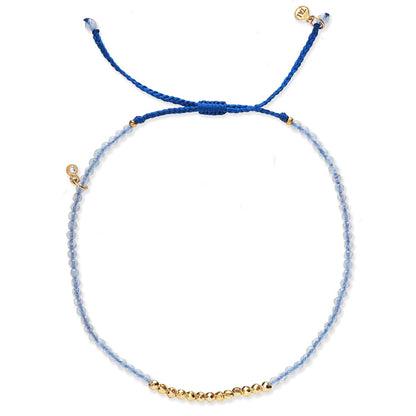 Gold Line Stone Beaded Bracelet