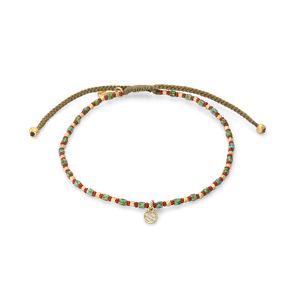 Mixed Charm Beaded Bracelet