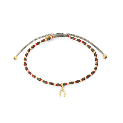 Mixed Charm Beaded Bracelet