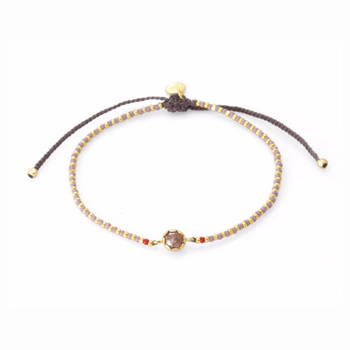 Niran Glass Stone Beaded Bracelet