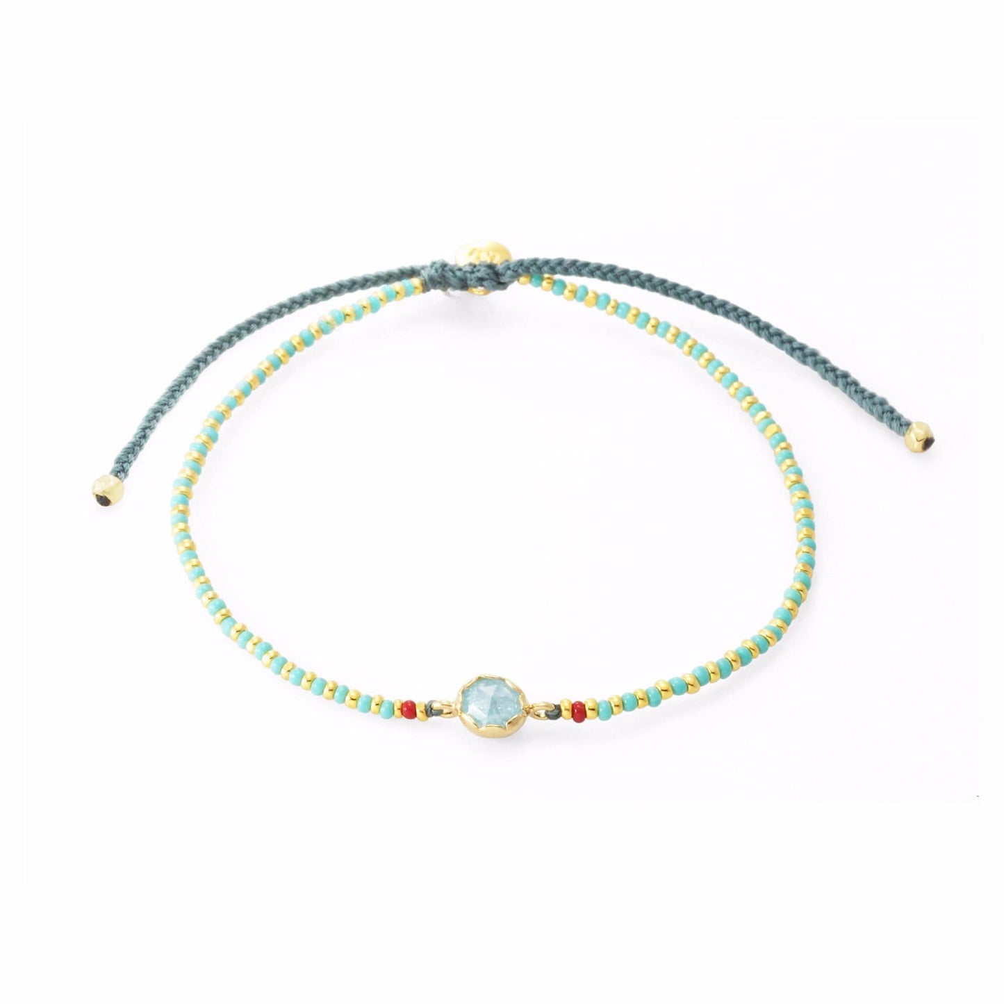 Niran Glass Stone Beaded Bracelet