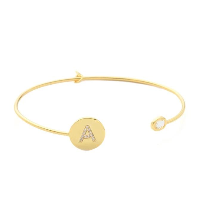 Tai Monogram Cuff
