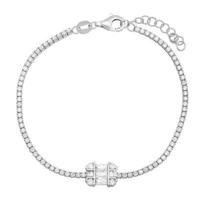Vintage Baguette Tennis Bracelet