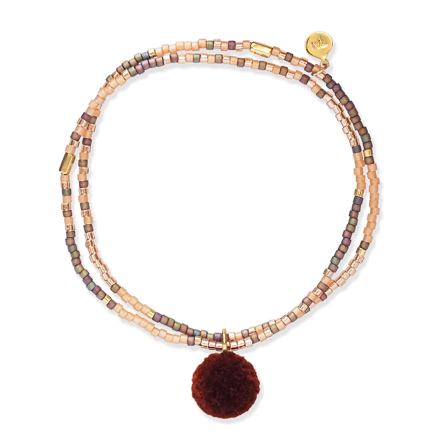 Thirak Double Strand Beaded Bracelet