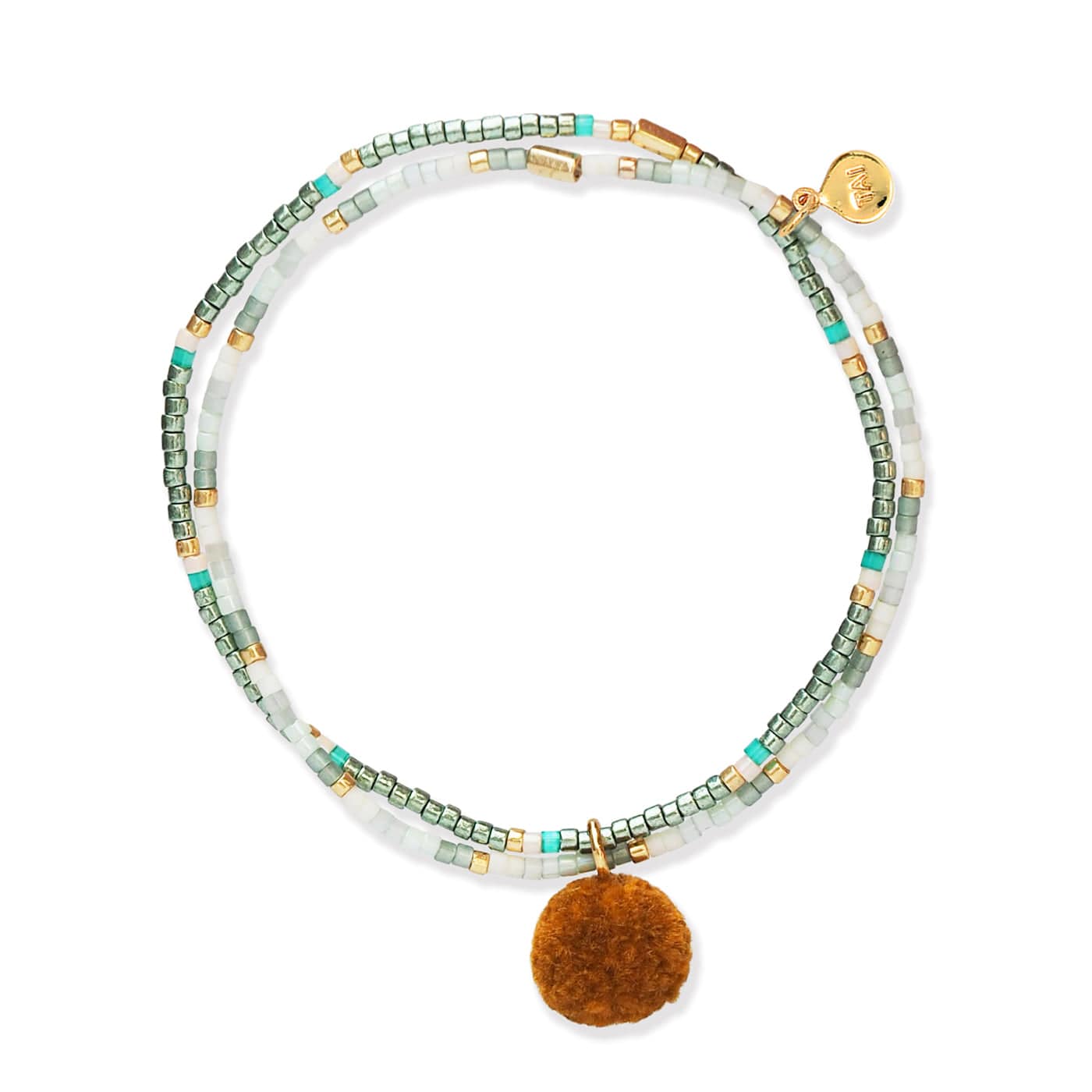 Thirak Double Strand Beaded Bracelet